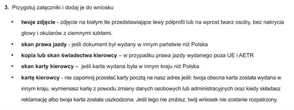 Jakie dokumenty są potrzebne do karty kierowcy w Polsce?