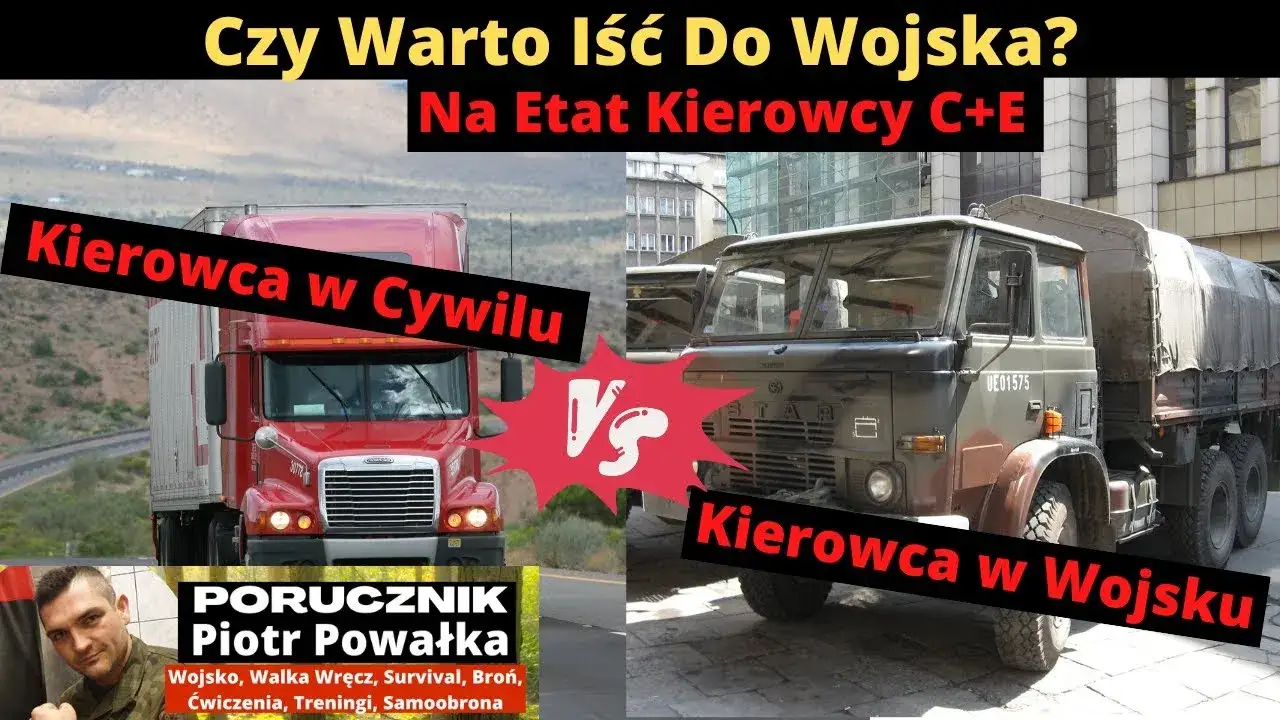 Zdjęcie Ile zarabia kierowca C w wojsku? Sprawdź zarobki, wymagania i benefity